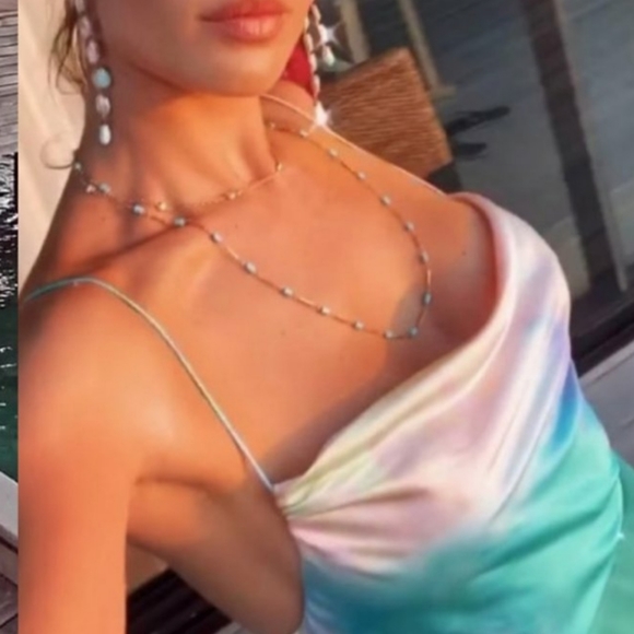 Retrofete Marlene Dress in Multi Tie Dye - Picture 6 of 16